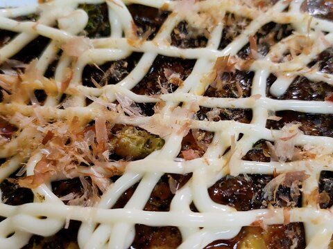 残ったキャベツでお好み焼き風キャベツ焼き☆